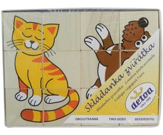 Dėlionė Detoa the wooden puzzle The Animals