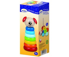 Detoa Wooden pyramid dog