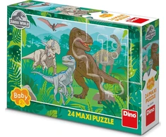 Dino Dėlionė 24 vnt. - Dinozaurų pasaulis