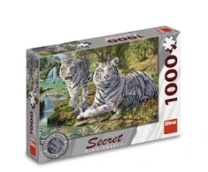 Dėlionė Dino Secret Puzzle 1000 Pieces: Baltas Tiger