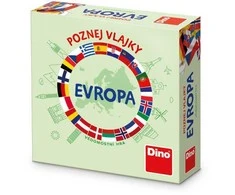 Dino Žaislai PAŽINK EUROPOS VĖLIAVAS Kelionių žaidimas