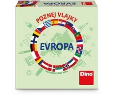 Dino Žaislai PAŽINK EUROPOS VĖLIAVAS Kelionių žaidimas