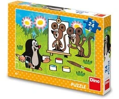 Dino Toys Dėlionė MAŽASIS KURMIUKAS DAŽYTOJAS 24