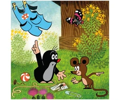 Dino Toys Dėlionė 3x55 Kurmis ir kelnaitės
