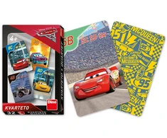Dino žaidimų kortų kvartetas Cars II