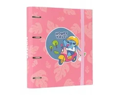 Disney Stitch – A4 segtuvas (4 žiedai, elastinė juosta)