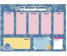 „Disney Stitch“ – savaitės planavimo priemonė, 54 puslapiai A4