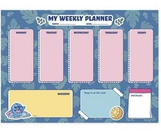 „Disney Stitch“ – savaitės planavimo priemonė, 54 puslapiai A4