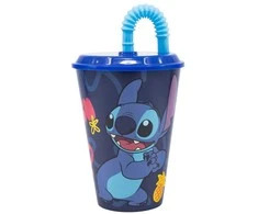 Disney Stitch - šiaudinis puodelis iš Palms Collection 430 ml