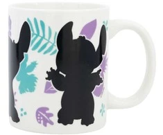 STOR Disney Stitch – spalvą keičiantis keraminis puodelis dovanų dėžutėje iš Stitch &amp; Angel Collection 325 ml