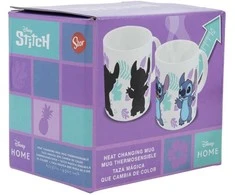 Disney Stitch – spalvą keičiantis keraminis puodelis dovanų dėžutėje iš Stitch &amp; Angel Collection 325 ml