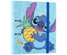 Disney Stitch Tropical – A4 segtuvas (2 žiedai, elastinė juosta)