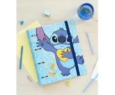 Disney Stitch Tropical – A4 segtuvas (4 žiedai, elastinė juosta)