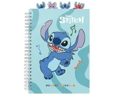Disney Stitch - Užrašų knygelė / Bloknotas A5 formatu iš Waves kolekcijos