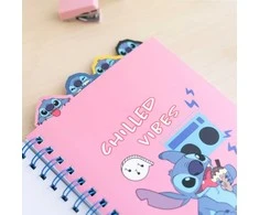ERIK „Disney Stitch“ – užrašų knygelė / bloknotas A5 formatu iš tropikų kolekcijos