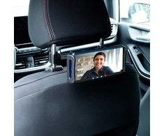Dunlop - Laikiklis automobilinis ir zagłówek na smartfon / planšetinis kompiuteris 12-21 cm