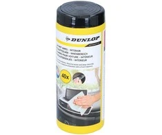 Dunlop - drėgnos servetėlės automobilio salono priežiūrai (40 vnt.)