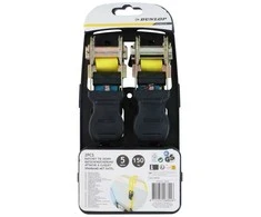 Dunlop - Reketinis tvirtinimo diržas su fiksavimo mechanizmu 5 m / 150 kg 2 vnt.