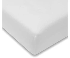Džersio lovelės paklodė New Baby 120x60 balta