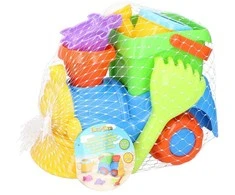Eddy Toys Sūkuriniai žaislai - Smėlio dėžės žaislų rinkinys 8 vnt. Traukinys