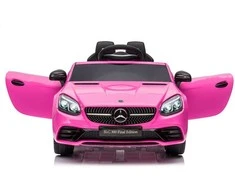 Milly Mally Akumuliatorinis automobilis vaikams „Mercedes-Benz SLC“, rožinės spalvos