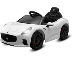 Elektrinis žaislinis automobilis „Maserati GranTurismo Baby Mix“ baltas
