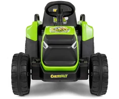 Electric tractor with trailer Milly Mally Rolly žalias