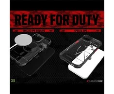 „Element Case Special Ops X5“ – dėklas, skirtas „iPhone 14“ („Mil-Spec“ apsauga nuo kritimo) (skaidrus / juodas)
