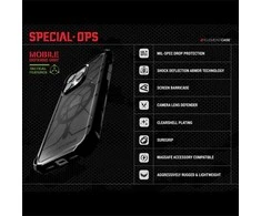 „Element Case Special Ops X5“ – „iPhone 14 Plus“ dėklas („Mil-Spec“ apsauga nuo kritimo) (dūmų / juodas)