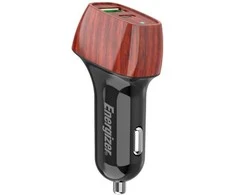 „Energizer Ultimate“ – USB-C ir USB-A 38 W PD + QC3.0 automobilinis įkroviklis (GRIKŠTINIS RIEŠUTIS)