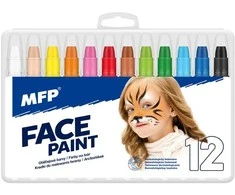 Veido dažų MFP 12 vnt. rinkinys