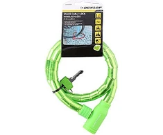 Dunlop anti-theft bicycle key lock (žalias)