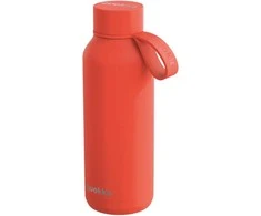 Quokka Solid su dirželiu – nerūdijančio plieno termo butelis 510 ml su dirželiu (oranžinė)