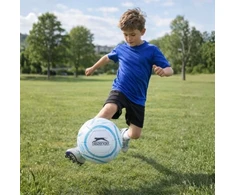 Slazenger - 32-panel training football size 5 (baltas/mėlynas)