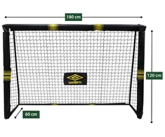 Gertuvė Umbro - Metal football goal with net 180x120x60 cm