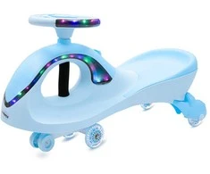 „Gravity Swing“ automobilio pasivažinėjimas vaikams su LED Baby Mix G-Force mėlyna spalva