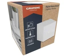 Grundig - Digital LED Alarm Clock with Thermometer and Calendar (Baltas)