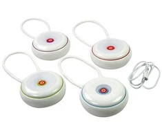 Grundig - sulankstoma LED biuro lempa 15 cm (oranžinė)