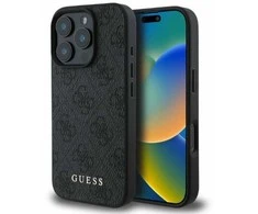 Guess 4G Classic - dėklas skirtas Apple iPhone 16 Pro Max juodas