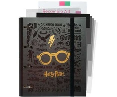 Harry Potter Haris Poteris – A4 formato kartoteka (4 žiedai, elastinė juosta)