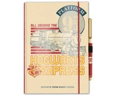 Harry Potter Haris Poteris - Užrašų knygelė A5 su rašiklio platforma 9 3/4