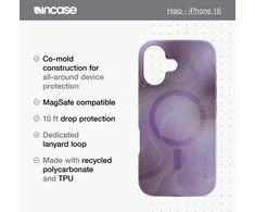 „Incase Halo“ dėklas „MagSafe“ – „iPhone 16 Pro“ dėklas („Tidal Ocean“)