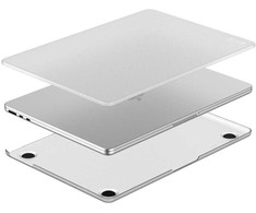 „MacBook Air“ 13,6 colio M2 (2022 m.) „Incase Hardshell“ dėklas (taškai / skaidrus)