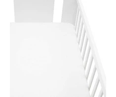 Džersio lovelės paklodė New Baby 120x60 balta