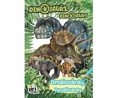 Jiri Models A5 dinozaurų spalvinimo puslapis
