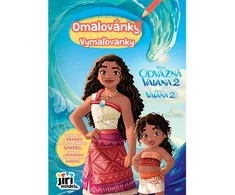 Jiri Models A5 formato Vaiana 2 spalvinimo knygelė