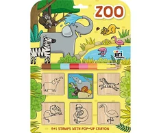 Dėlionė Jiri Models Stamps 5+1 with ZOO wax