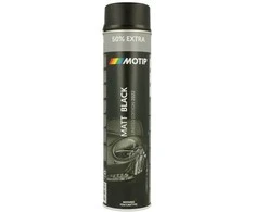 MOTIP Dažai juodi matiniai 600ml
