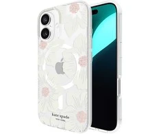 Kate Spade New York Protective MagSafe – dėklas, skirtas iPhone 16 (Hollyhock Floral)