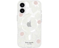 Kate Spade New York Protective MagSafe – dėklas, skirtas iPhone 16 (Hollyhock Floral)
